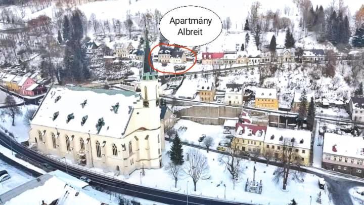 Apartman Albreit 1 Jáchymov Exteriör bild